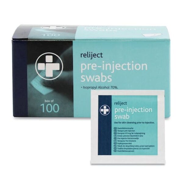 Alcohol Swabs for Cleaning Hearing Aids